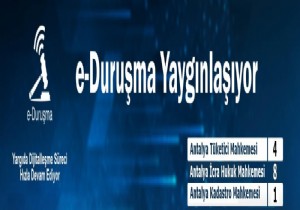 Antalya Adalet Saraynda lk e Duruma Yapld